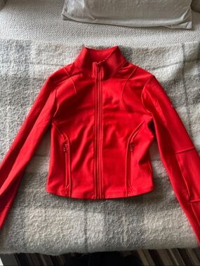 Alo Red Zip Jacket